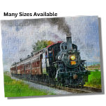 Dampfzug Motor Lokomotivenbau Eisenbahn<br><div class="desc">Steam Train Painting Puzzle - sehen Sie in meinem Geschäft für mehr großartige Zuggeschenke.</div>