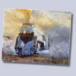 Dampfzug Motor Lokomotivmalerei Eisenbahn Ji