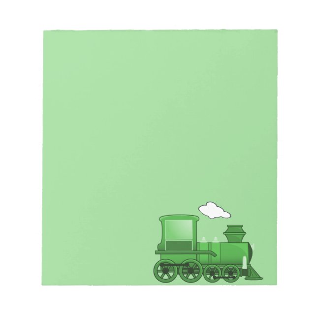 Dampfzug Notizblock (Vorderseite)