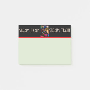Dampfzug Post-it Klebezettel