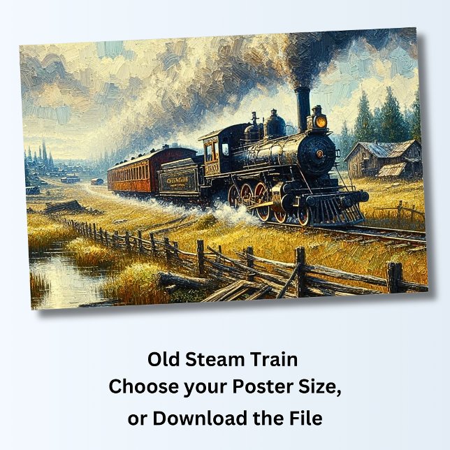 Dampfzug Poster (Von Creator hochgeladen)