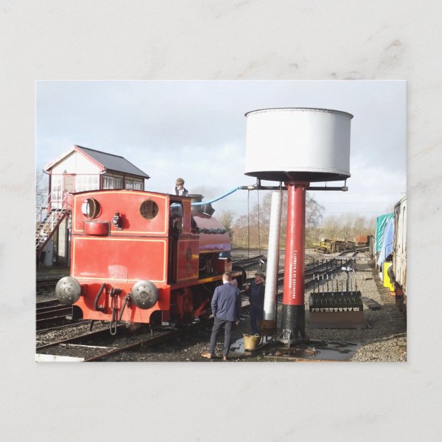 DAMPFZUG  POSTKARTE (Vorderseite)