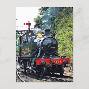 DAMPFZUG POSTKARTE