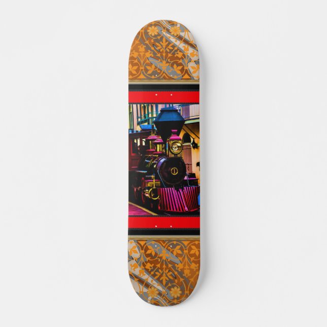 Dampfzug Skateboard (Vorne)