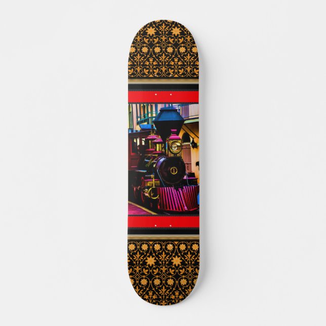 Dampfzug Skateboard (Vorne)