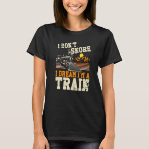 Dampfzug Triebfahrzeugführer Triebzugsteuerung Vin T-Shirt