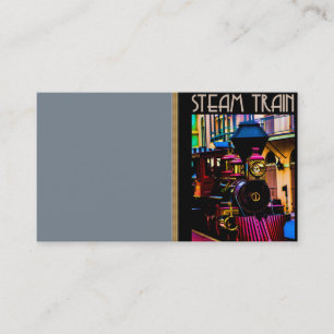 Dampfzug-Visitenkarte Visitenkarte