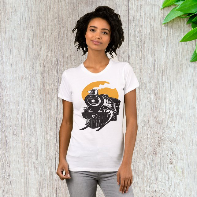 Dampfzug Womens T - Shirt (Von Creator hochgeladen)