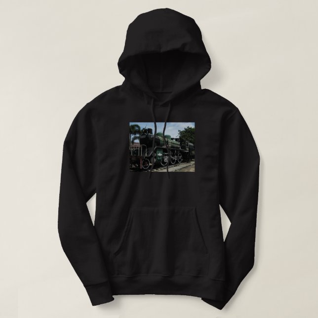 Dampfzug WW2 an der Kwai-Brücke Hoodie (Design vorne)