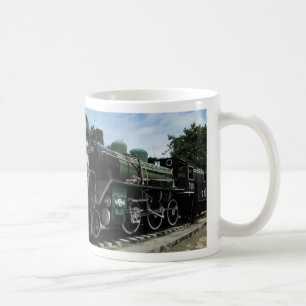 Dampfzug WW2 an der Kwai-Brücke Kaffeetasse