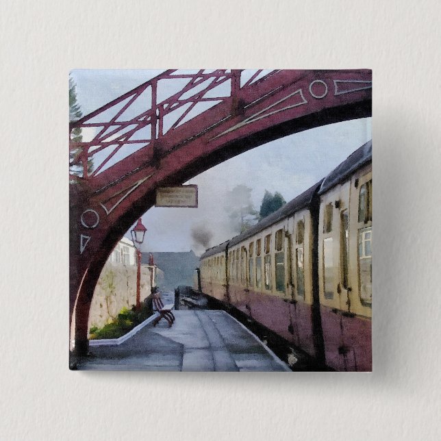 DAMPFZÜGE BUTTON (Vorderseite)