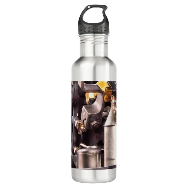 DAMPFZÜGE EDELSTAHLFLASCHE (Vorderseite)