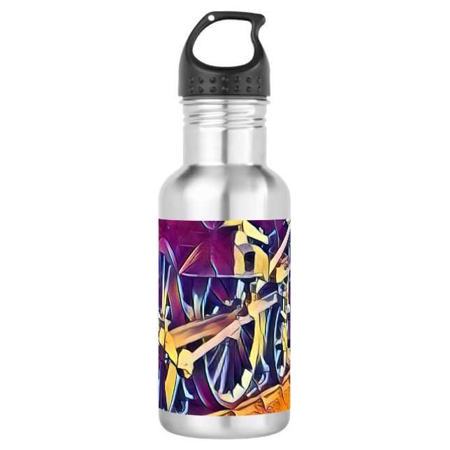 DAMPFZÜGE EDELSTAHLFLASCHE (Vorderseite)