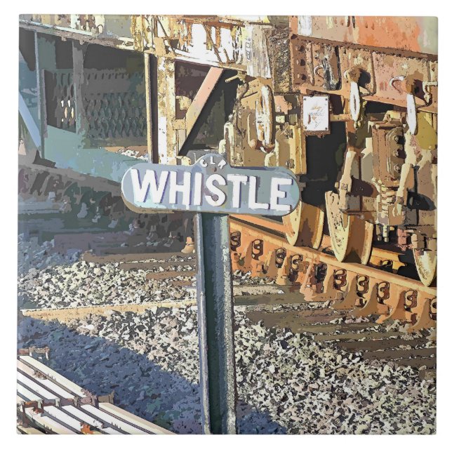 DAMPFZÜGE FLIESE (Vorderseite)