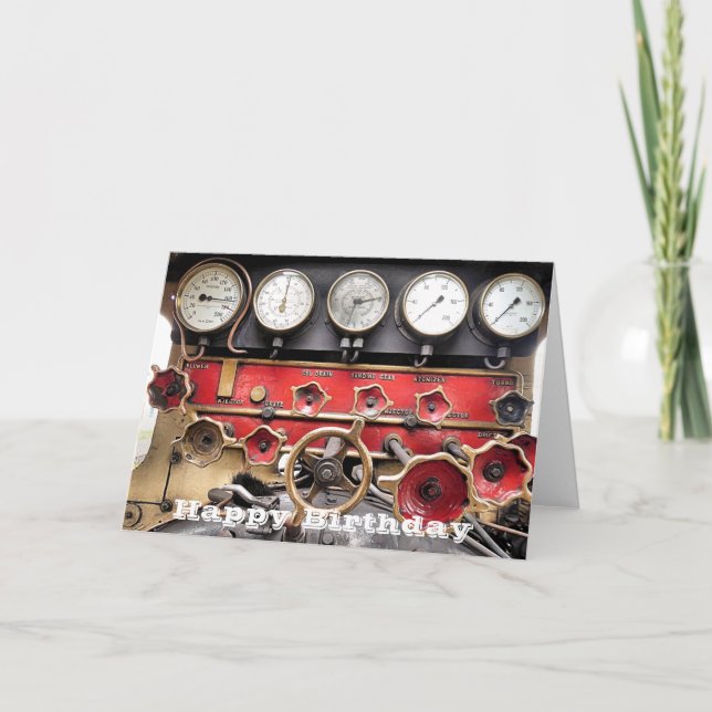 DAMPFZÜGE KARTE (Vorderseite)