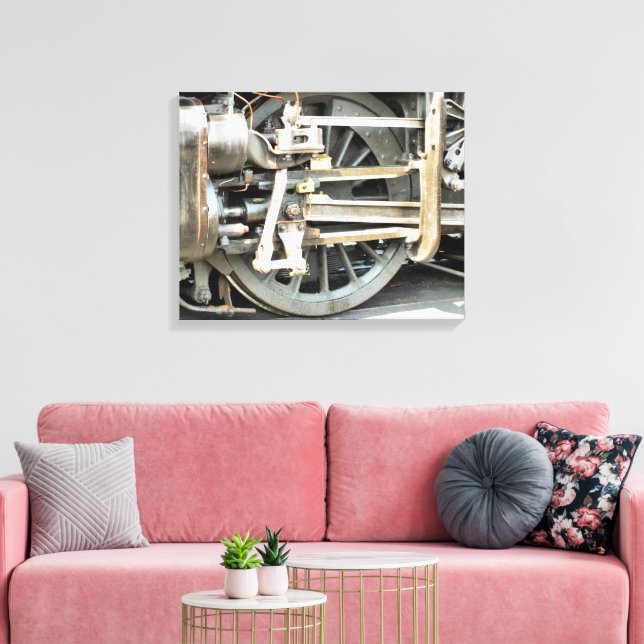 DAMPFZÜGE LEINWANDDRUCK (Insitu (Wohnzimmer))
