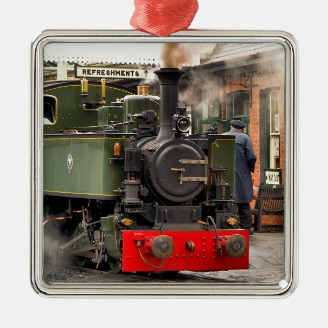 DAMPFZÜGE ORNAMENT AUS METALL (Vorne)