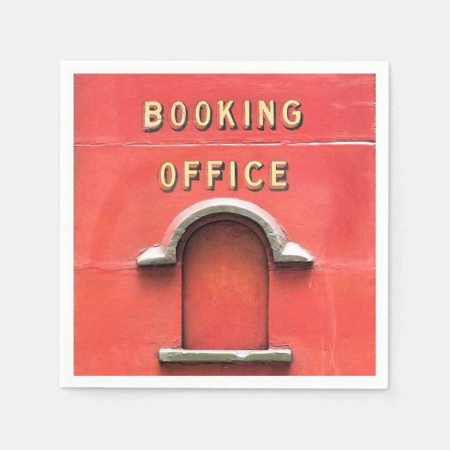 DAMPFZÜGE SERVIETTE (Vorderseite)