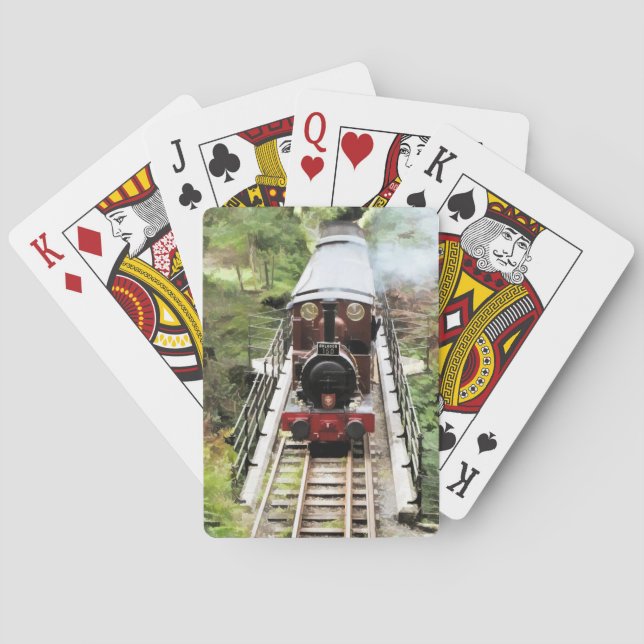 DAMPFZÜGE SPIELKARTEN (Rückseite)