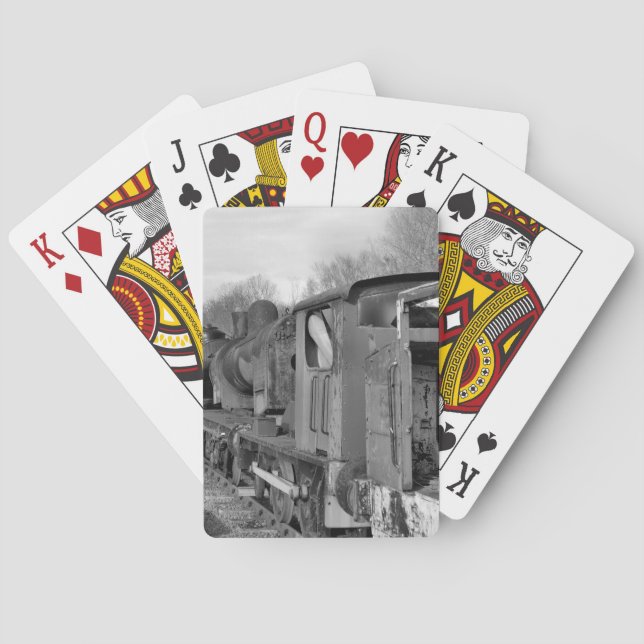 DAMPFZÜGE SPIELKARTEN (Rückseite)