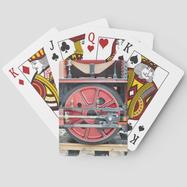 DAMPFZÜGE SPIELKARTEN (Rückseite)