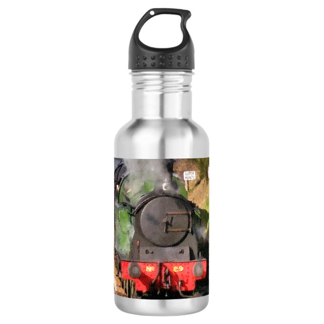 DAMPFZÜGE TRINKFLASCHE (Vorderseite)