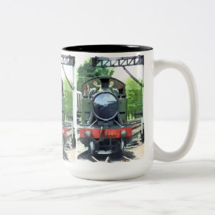 DAMPFZÜGE ZWEIFARBIGE TASSE