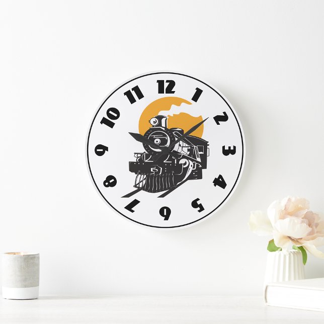Dampfzugsperre Große Wanduhr (Von Creator hochgeladen)