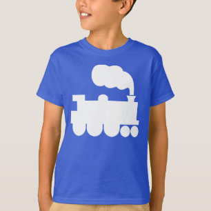 Dampfzugsymbol - weiß T-Shirt