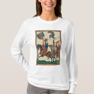 Damsel in Not, mittelalterliche Kunst des 14. Jahr T-Shirt