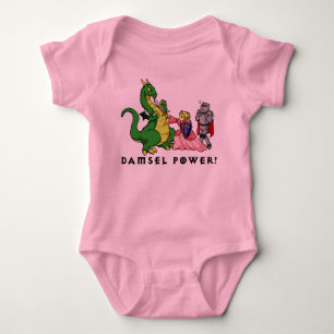 Damsel Power Baby Strampler