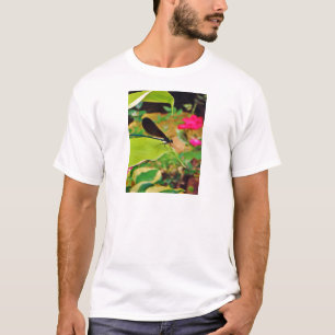 Damselfly und Rose T-Shirt