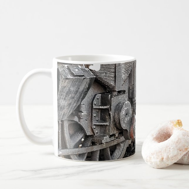 DAMTRAIN-RÄDER KAFFEETASSE (Mit Donut)