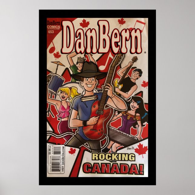 Dan Bern Rockin Kanada! Poster (Vorne)