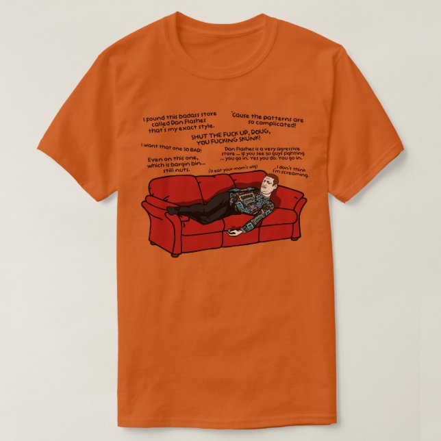 Dan-Blitze verursachen, dass die Muster so kompliz T-Shirt (Design vorne)