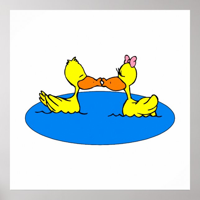 Dan & Din Duck Poster (Vorne)