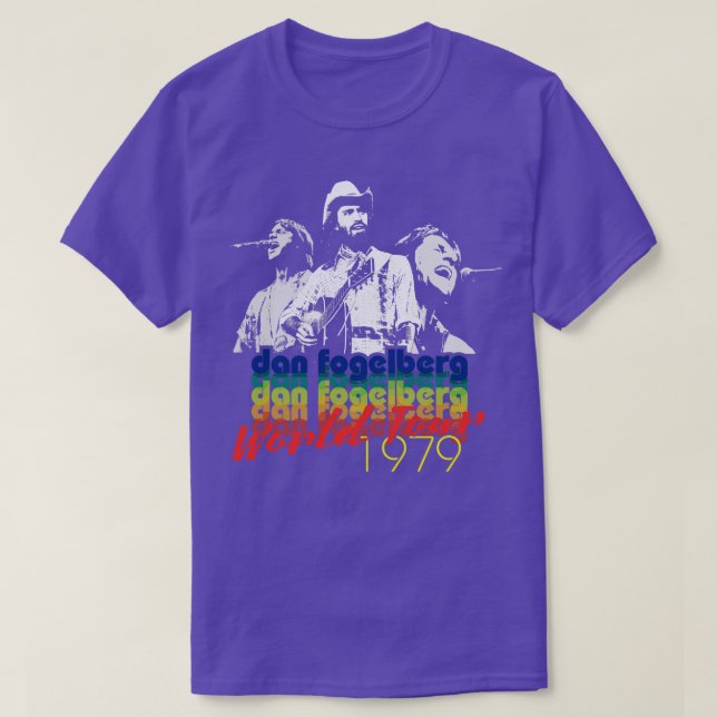Dan Fogelberg World Tour 1979 T-Shirt (Design vorne)