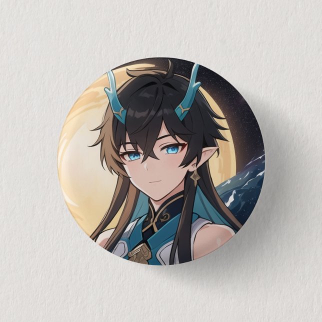 Dan Heng from HSR Button (Vorderseite)