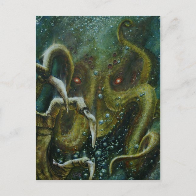 Dan Henk Cthulhu Postkarte (Vorderseite)