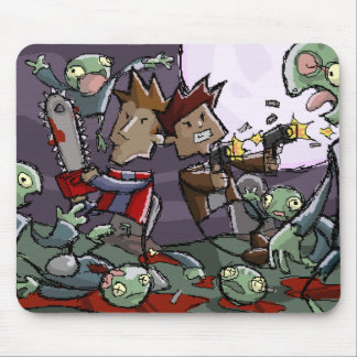 Dan und Ben gegen. Einige Zombies Mousepad