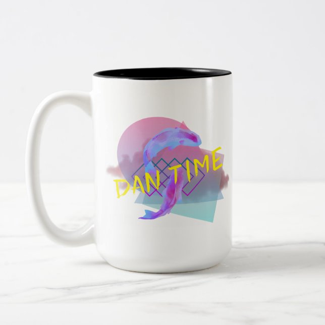 Dan-Zeit-Tasse Zweifarbige Tasse (Links)