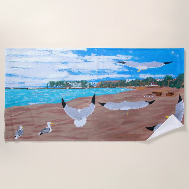 Dana Harbour Strandtuch (Vorderseite)