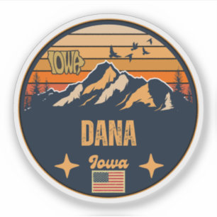Dana, Iowa, Vereinigte Staaten Aufkleber