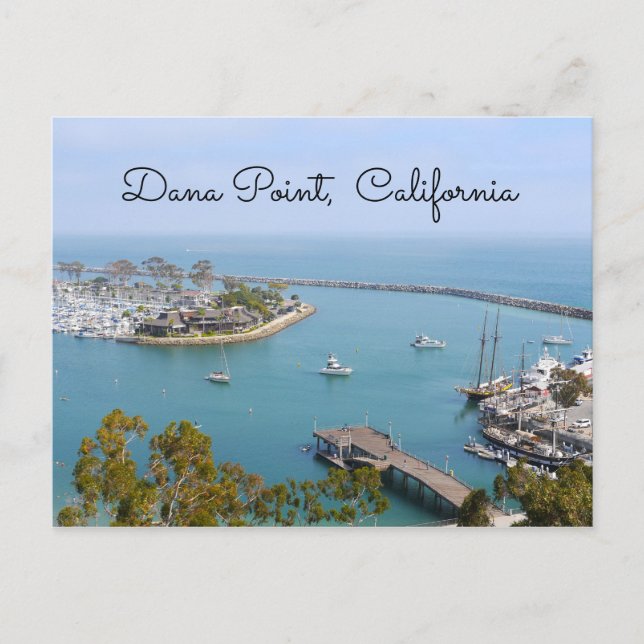 Dana Point California Postkarte (Vorderseite)
