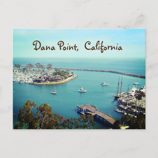 Dana Point California Postkarte (Vorderseite)