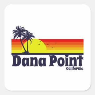 Dana Point California Quadratischer Aufkleber