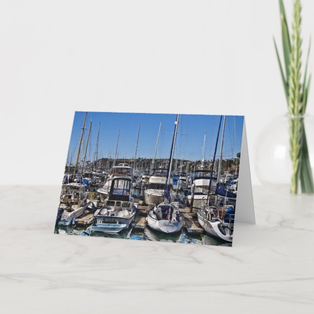 Dana Point Harbour Grußkarte Karte (Vorderseite)