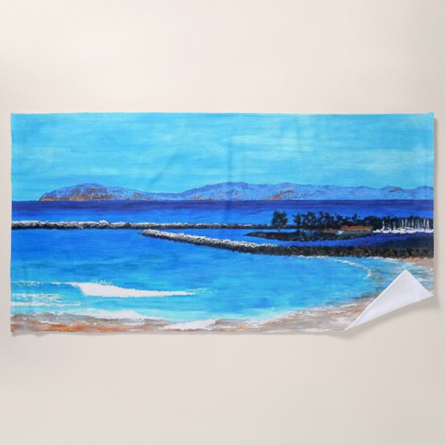 Dana Point Harbour Strandtuch (Vorderseite)
