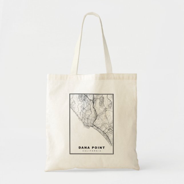 Dana Point Map Tragetasche (Vorne)