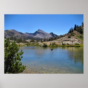 Dana vom Muschel Lake, Tioga Pass, CA Poster